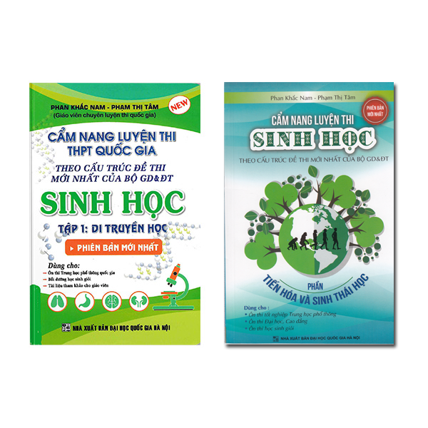 Combo Cẩm Nang Luyện Thi THPT Quốc Gia Sinh Học