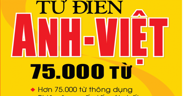 Từ điển Anh Việt 75000 Từ