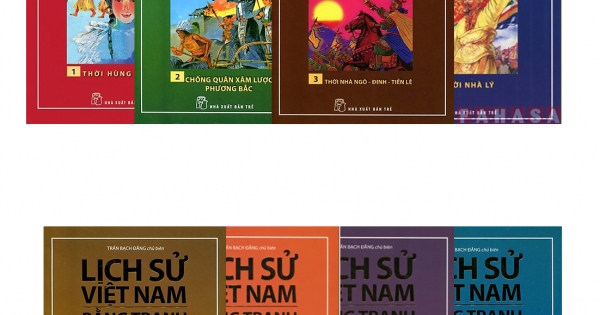 Sách Lịch Sử Việt Nam Bằng Tranh Bộ Dày (Trọn bộ 8 tập)
