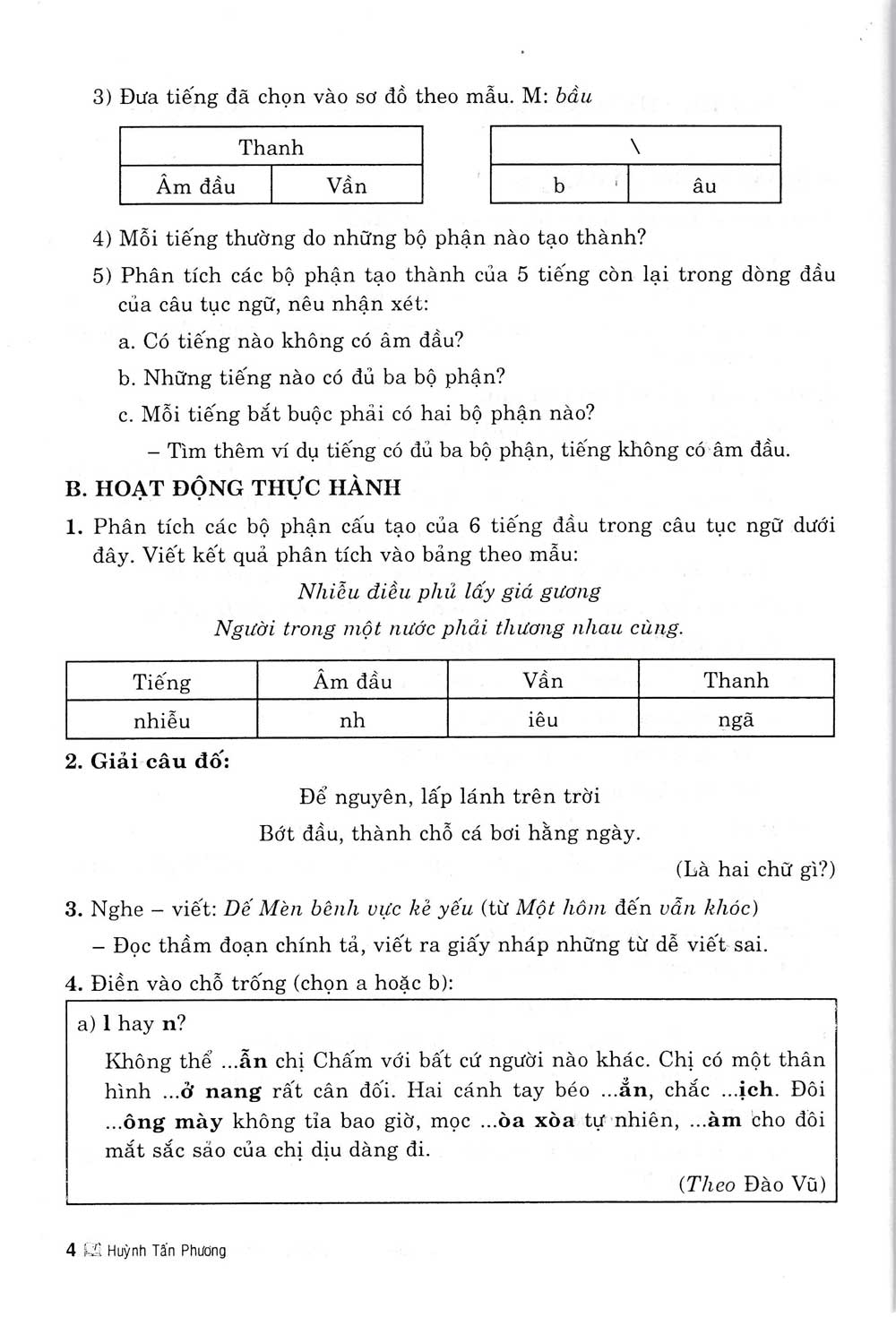 Các phương pháp dạy học Tiếng Việt ở Tiểu học
