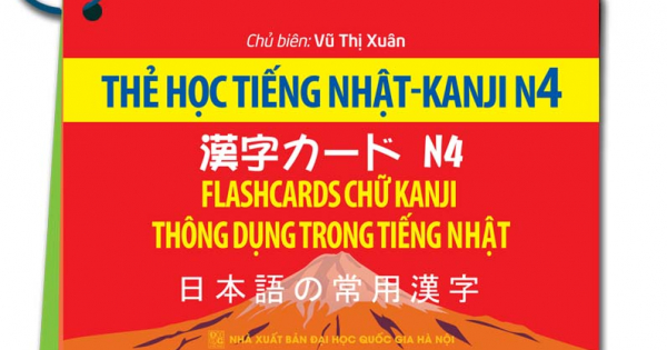 Thẻ Học Tiếng Nhật - KANJI N4
