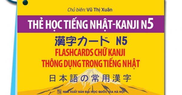 Thẻ Học Tiếng Nhật - KANJI N5