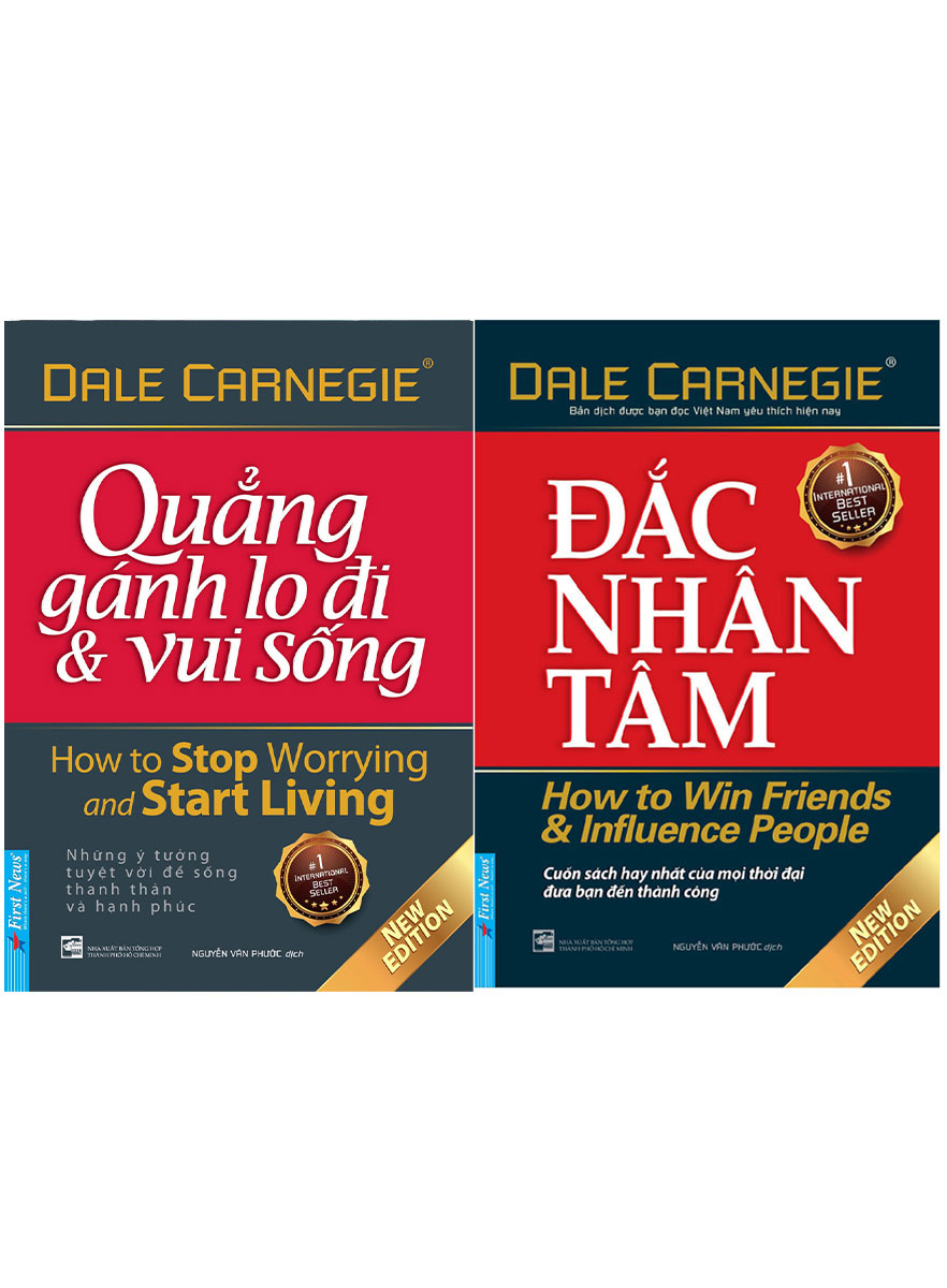 Combo Đắc Nhân Tâm + Quẳng Gánh Lo Đi Và Vui Sống