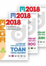 Combo Mega 2018 Toán - Văn - Anh