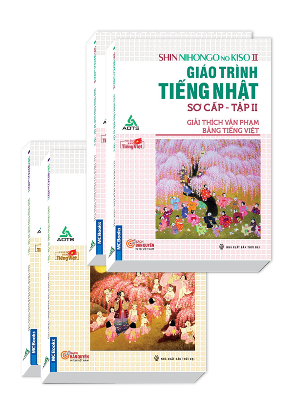 Combo Giáo Trình Tiếng Nhật Sơ Cấp - Shin Nihonggo no Kiso - Giải Thích Văn Phạm Bằng Tiếng Việt