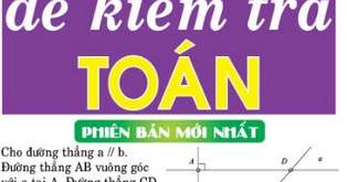 100 Đề Kiểm Tra Toán 7